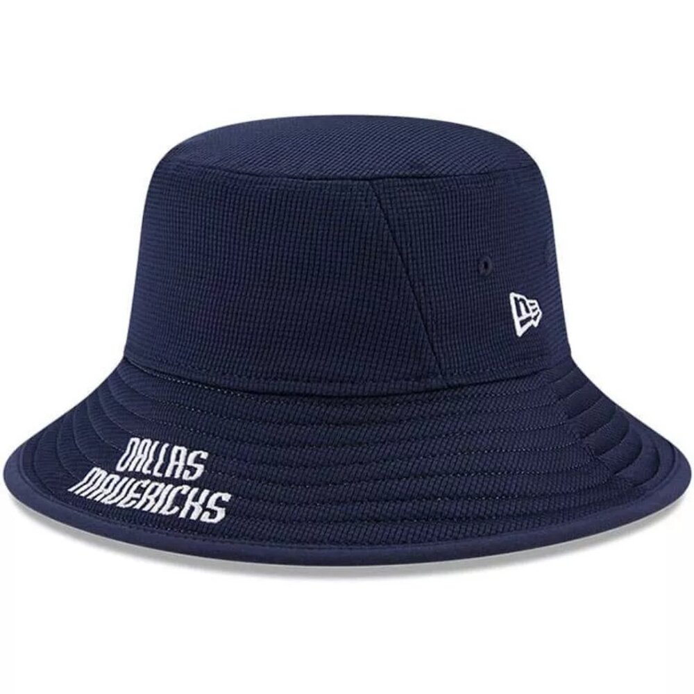 New Era Dallas Mavericks NBA Mens Womens OSFM Blue Bucket Hat Beach Golf Cap NEW